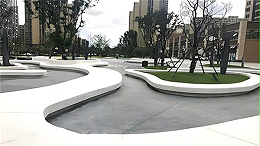 臨沂小區藝科石坐凳項目