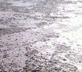 起皮、麻面，凍融處理